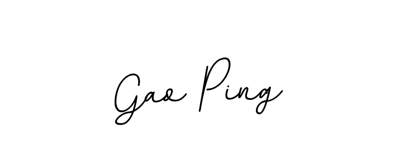 It looks lik you need a new signature style for name Gao Ping. Design unique handwritten (BallpointsItalic-DORy9) signature with our free signature maker in just a few clicks. Gao Ping signature style 11 images and pictures png