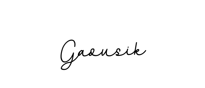 Make a beautiful signature design for name Gaousik. With this signature (BallpointsItalic-DORy9) style, you can create a handwritten signature for free. Gaousik signature style 11 images and pictures png