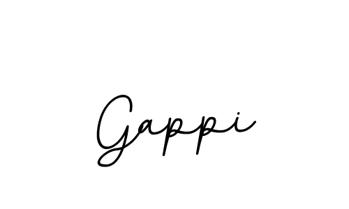 The best way (BallpointsItalic-DORy9) to make a short signature is to pick only two or three words in your name. The name Gappi include a total of six letters. For converting this name. Gappi signature style 11 images and pictures png