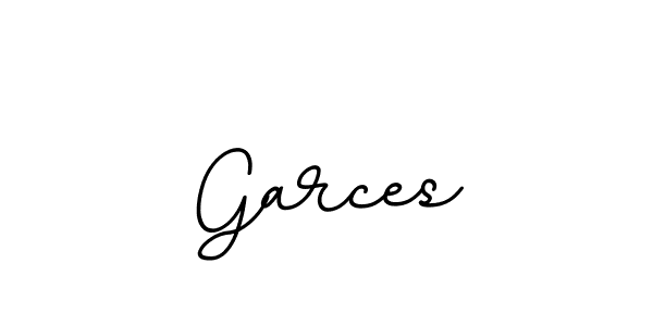 Garces stylish signature style. Best Handwritten Sign (BallpointsItalic-DORy9) for my name. Handwritten Signature Collection Ideas for my name Garces. Garces signature style 11 images and pictures png