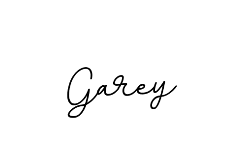 Make a beautiful signature design for name Garey. With this signature (BallpointsItalic-DORy9) style, you can create a handwritten signature for free. Garey signature style 11 images and pictures png