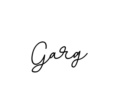 Design your own signature with our free online signature maker. With this signature software, you can create a handwritten (BallpointsItalic-DORy9) signature for name Garg. Garg signature style 11 images and pictures png