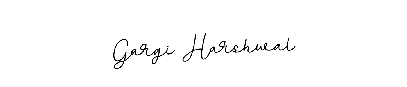 Gargi Harshwal stylish signature style. Best Handwritten Sign (BallpointsItalic-DORy9) for my name. Handwritten Signature Collection Ideas for my name Gargi Harshwal. Gargi Harshwal signature style 11 images and pictures png