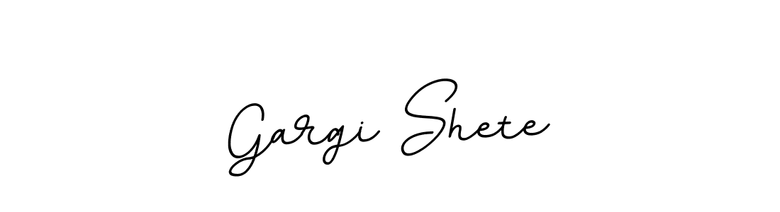 Create a beautiful signature design for name Gargi Shete. With this signature (BallpointsItalic-DORy9) fonts, you can make a handwritten signature for free. Gargi Shete signature style 11 images and pictures png