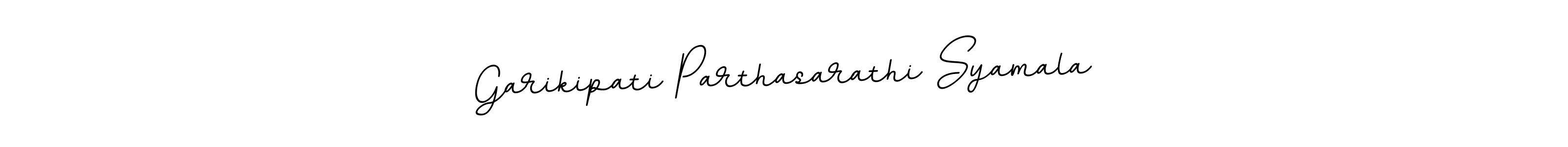 Make a beautiful signature design for name Garikipati Parthasarathi Syamala. Use this online signature maker to create a handwritten signature for free. Garikipati Parthasarathi Syamala signature style 11 images and pictures png