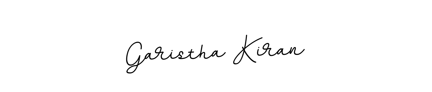 Create a beautiful signature design for name Garistha Kiran. With this signature (BallpointsItalic-DORy9) fonts, you can make a handwritten signature for free. Garistha Kiran signature style 11 images and pictures png