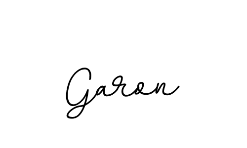 Use a signature maker to create a handwritten signature online. With this signature software, you can design (BallpointsItalic-DORy9) your own signature for name Garon. Garon signature style 11 images and pictures png