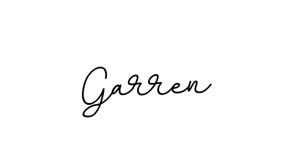 How to make Garren name signature. Use BallpointsItalic-DORy9 style for creating short signs online. This is the latest handwritten sign. Garren signature style 11 images and pictures png