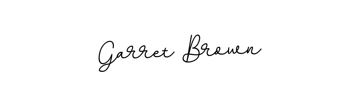 You should practise on your own different ways (BallpointsItalic-DORy9) to write your name (Garret Brown) in signature. don't let someone else do it for you. Garret Brown signature style 11 images and pictures png