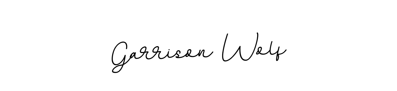 Create a beautiful signature design for name Garrison Wolf. With this signature (BallpointsItalic-DORy9) fonts, you can make a handwritten signature for free. Garrison Wolf signature style 11 images and pictures png