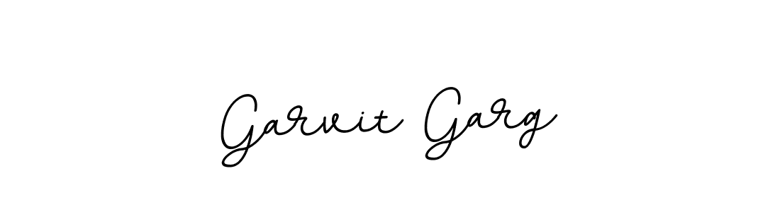 Make a beautiful signature design for name Garvit Garg. With this signature (BallpointsItalic-DORy9) style, you can create a handwritten signature for free. Garvit Garg signature style 11 images and pictures png