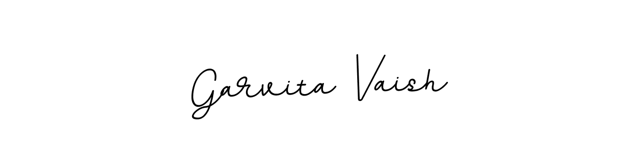 if you are searching for the best signature style for your name Garvita Vaish. so please give up your signature search. here we have designed multiple signature styles  using BallpointsItalic-DORy9. Garvita Vaish signature style 11 images and pictures png