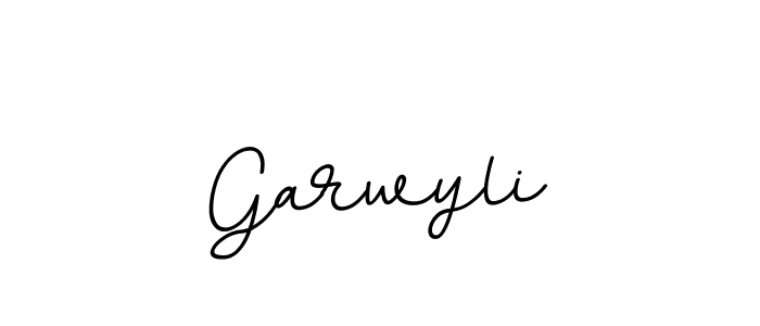 Make a beautiful signature design for name Garwyli. With this signature (BallpointsItalic-DORy9) style, you can create a handwritten signature for free. Garwyli signature style 11 images and pictures png