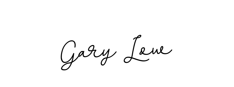 Gary Low stylish signature style. Best Handwritten Sign (BallpointsItalic-DORy9) for my name. Handwritten Signature Collection Ideas for my name Gary Low. Gary Low signature style 11 images and pictures png