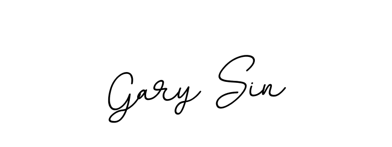 Use a signature maker to create a handwritten signature online. With this signature software, you can design (BallpointsItalic-DORy9) your own signature for name Gary Sin. Gary Sin signature style 11 images and pictures png