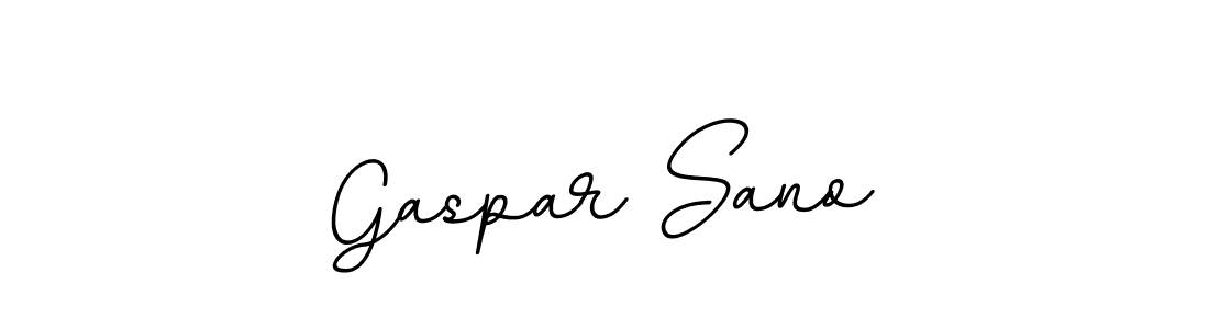 It looks lik you need a new signature style for name Gaspar Sano. Design unique handwritten (BallpointsItalic-DORy9) signature with our free signature maker in just a few clicks. Gaspar Sano signature style 11 images and pictures png