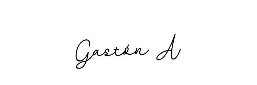 How to make Gastón A signature? BallpointsItalic-DORy9 is a professional autograph style. Create handwritten signature for Gastón A name. Gastón A signature style 11 images and pictures png