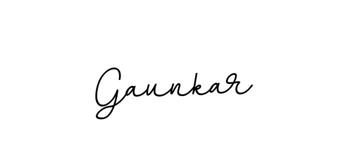 Create a beautiful signature design for name Gaunkar. With this signature (BallpointsItalic-DORy9) fonts, you can make a handwritten signature for free. Gaunkar signature style 11 images and pictures png