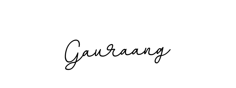 Create a beautiful signature design for name Gauraang. With this signature (BallpointsItalic-DORy9) fonts, you can make a handwritten signature for free. Gauraang signature style 11 images and pictures png