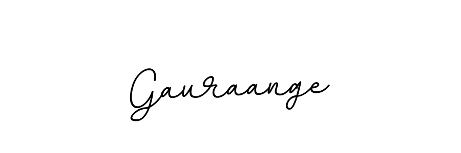 How to make Gauraange name signature. Use BallpointsItalic-DORy9 style for creating short signs online. This is the latest handwritten sign. Gauraange signature style 11 images and pictures png