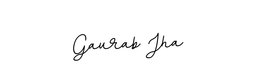 It looks lik you need a new signature style for name Gaurab Jha. Design unique handwritten (BallpointsItalic-DORy9) signature with our free signature maker in just a few clicks. Gaurab Jha signature style 11 images and pictures png
