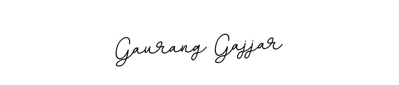 Make a beautiful signature design for name Gaurang Gajjar. With this signature (BallpointsItalic-DORy9) style, you can create a handwritten signature for free. Gaurang Gajjar signature style 11 images and pictures png