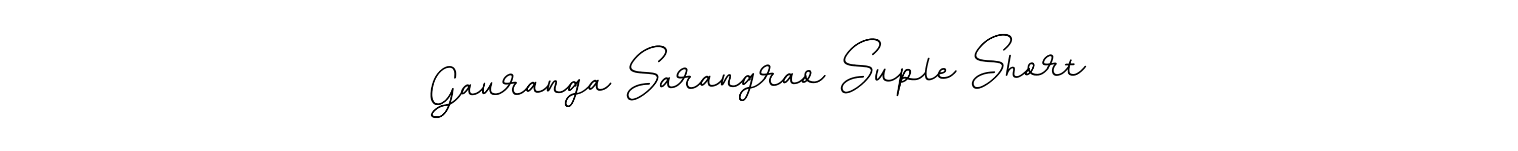 Create a beautiful signature design for name Gauranga Sarangrao Suple Short. With this signature (BallpointsItalic-DORy9) fonts, you can make a handwritten signature for free. Gauranga Sarangrao Suple Short signature style 11 images and pictures png