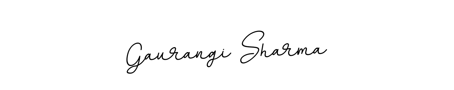 Gaurangi Sharma stylish signature style. Best Handwritten Sign (BallpointsItalic-DORy9) for my name. Handwritten Signature Collection Ideas for my name Gaurangi Sharma. Gaurangi Sharma signature style 11 images and pictures png