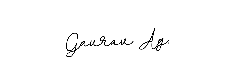 It looks lik you need a new signature style for name Gaurav Ag.. Design unique handwritten (BallpointsItalic-DORy9) signature with our free signature maker in just a few clicks. Gaurav Ag. signature style 11 images and pictures png