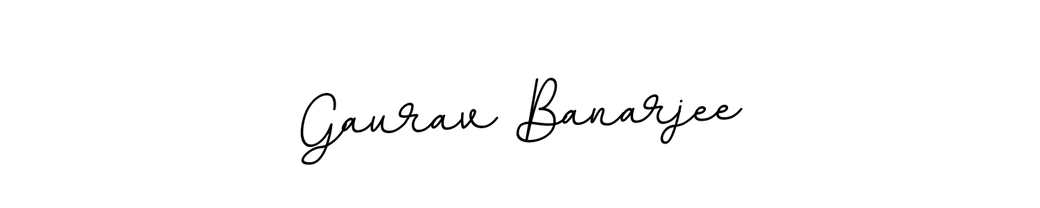 Make a beautiful signature design for name Gaurav Banarjee. With this signature (BallpointsItalic-DORy9) style, you can create a handwritten signature for free. Gaurav Banarjee signature style 11 images and pictures png