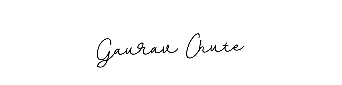 Gaurav Chute stylish signature style. Best Handwritten Sign (BallpointsItalic-DORy9) for my name. Handwritten Signature Collection Ideas for my name Gaurav Chute. Gaurav Chute signature style 11 images and pictures png