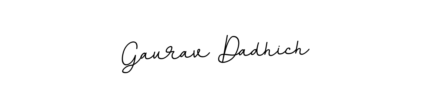 This is the best signature style for the Gaurav Dadhich name. Also you like these signature font (BallpointsItalic-DORy9). Mix name signature. Gaurav Dadhich signature style 11 images and pictures png