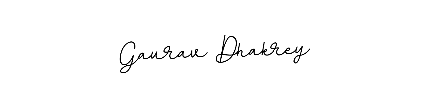 Gaurav Dhakrey stylish signature style. Best Handwritten Sign (BallpointsItalic-DORy9) for my name. Handwritten Signature Collection Ideas for my name Gaurav Dhakrey. Gaurav Dhakrey signature style 11 images and pictures png