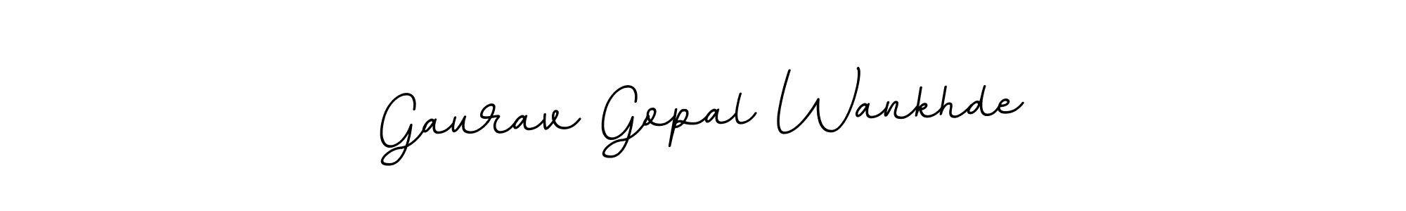 How to Draw Gaurav Gopal Wankhde signature style? BallpointsItalic-DORy9 is a latest design signature styles for name Gaurav Gopal Wankhde. Gaurav Gopal Wankhde signature style 11 images and pictures png