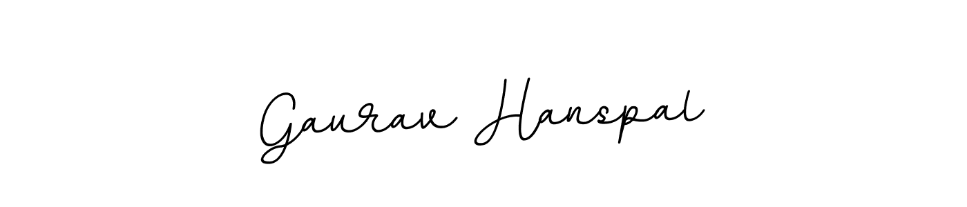 The best way (BallpointsItalic-DORy9) to make a short signature is to pick only two or three words in your name. The name Gaurav Hanspal include a total of six letters. For converting this name. Gaurav Hanspal signature style 11 images and pictures png