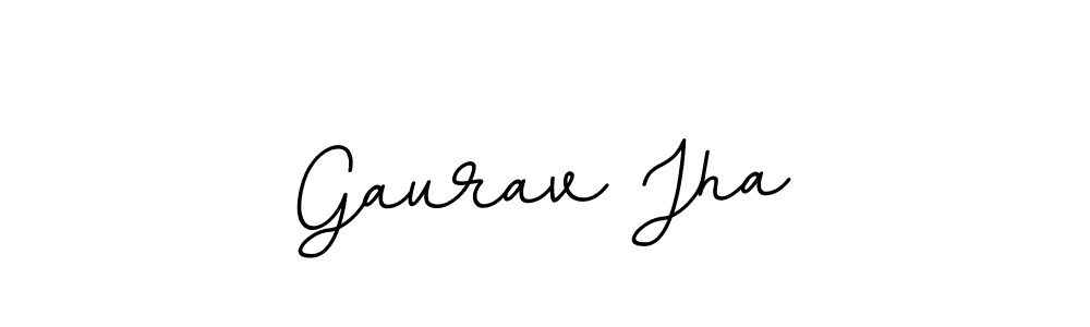 Design your own signature with our free online signature maker. With this signature software, you can create a handwritten (BallpointsItalic-DORy9) signature for name Gaurav Jha. Gaurav Jha signature style 11 images and pictures png