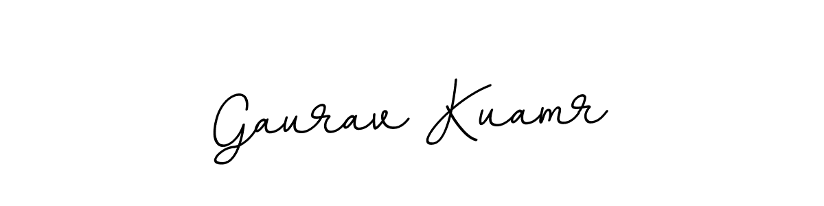 You should practise on your own different ways (BallpointsItalic-DORy9) to write your name (Gaurav Kuamr) in signature. don't let someone else do it for you. Gaurav Kuamr signature style 11 images and pictures png