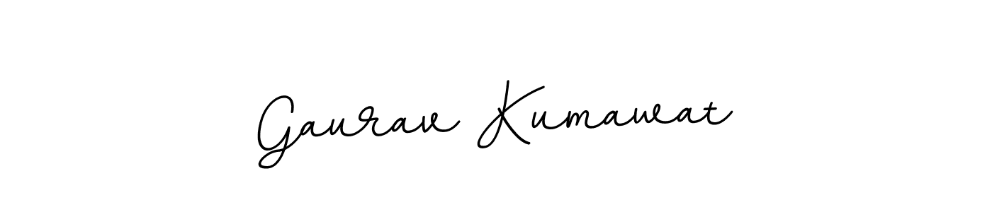 How to make Gaurav Kumawat name signature. Use BallpointsItalic-DORy9 style for creating short signs online. This is the latest handwritten sign. Gaurav Kumawat signature style 11 images and pictures png