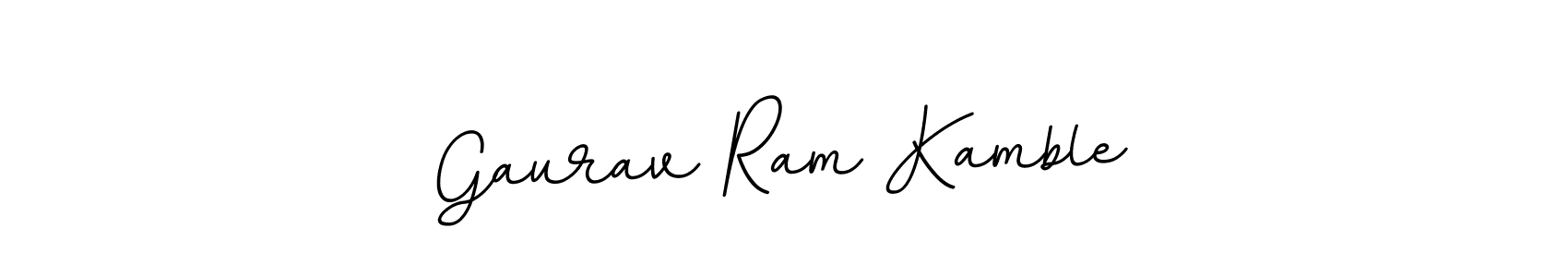 How to make Gaurav Ram Kamble signature? BallpointsItalic-DORy9 is a professional autograph style. Create handwritten signature for Gaurav Ram Kamble name. Gaurav Ram Kamble signature style 11 images and pictures png