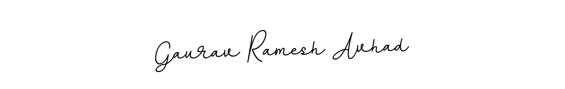 Gaurav Ramesh Avhad stylish signature style. Best Handwritten Sign (BallpointsItalic-DORy9) for my name. Handwritten Signature Collection Ideas for my name Gaurav Ramesh Avhad. Gaurav Ramesh Avhad signature style 11 images and pictures png