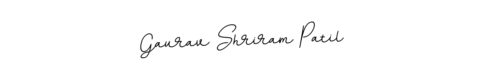 Use a signature maker to create a handwritten signature online. With this signature software, you can design (BallpointsItalic-DORy9) your own signature for name Gaurav Shriram Patil. Gaurav Shriram Patil signature style 11 images and pictures png