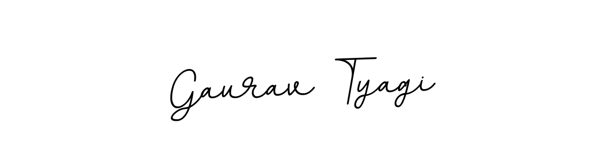 Create a beautiful signature design for name Gaurav Tyagi. With this signature (BallpointsItalic-DORy9) fonts, you can make a handwritten signature for free. Gaurav Tyagi signature style 11 images and pictures png