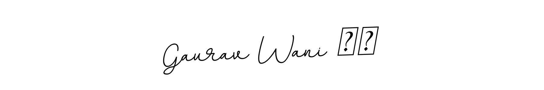 How to Draw Gaurav Wani ❤️ signature style? BallpointsItalic-DORy9 is a latest design signature styles for name Gaurav Wani ❤️. Gaurav Wani ❤️ signature style 11 images and pictures png