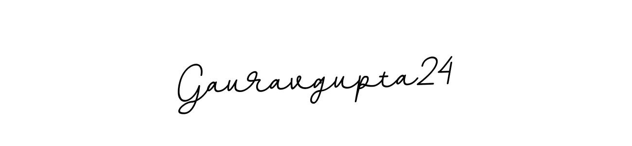 The best way (BallpointsItalic-DORy9) to make a short signature is to pick only two or three words in your name. The name Gauravgupta24 include a total of six letters. For converting this name. Gauravgupta24 signature style 11 images and pictures png