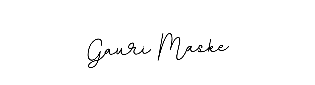 Also You can easily find your signature by using the search form. We will create Gauri Maske name handwritten signature images for you free of cost using BallpointsItalic-DORy9 sign style. Gauri Maske signature style 11 images and pictures png