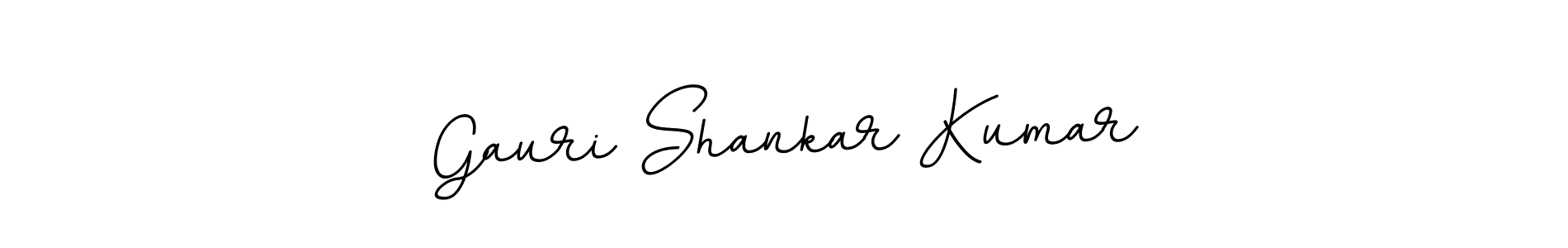 Make a beautiful signature design for name Gauri Shankar Kumar. With this signature (BallpointsItalic-DORy9) style, you can create a handwritten signature for free. Gauri Shankar Kumar signature style 11 images and pictures png