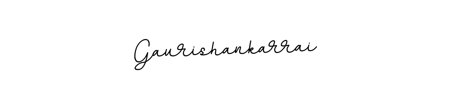 Create a beautiful signature design for name Gaurishankarrai. With this signature (BallpointsItalic-DORy9) fonts, you can make a handwritten signature for free. Gaurishankarrai signature style 11 images and pictures png