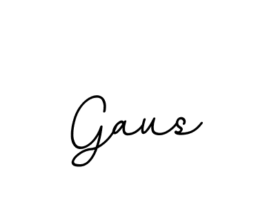 Design your own signature with our free online signature maker. With this signature software, you can create a handwritten (BallpointsItalic-DORy9) signature for name Gaus. Gaus signature style 11 images and pictures png