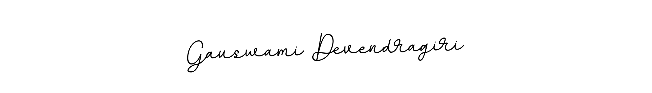 Design your own signature with our free online signature maker. With this signature software, you can create a handwritten (BallpointsItalic-DORy9) signature for name Gauswami Devendragiri. Gauswami Devendragiri signature style 11 images and pictures png