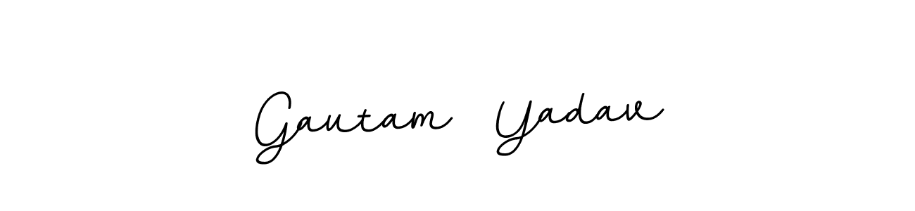 You can use this online signature creator to create a handwritten signature for the name Gautam  Yadav. This is the best online autograph maker. Gautam  Yadav signature style 11 images and pictures png